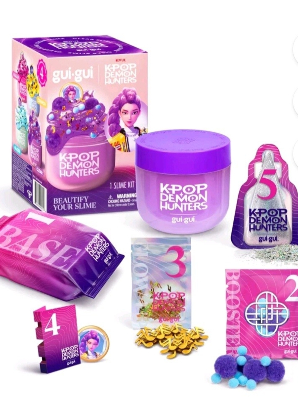 K-Pop Demon Hunters Beautify Your Slime Kit - Purple